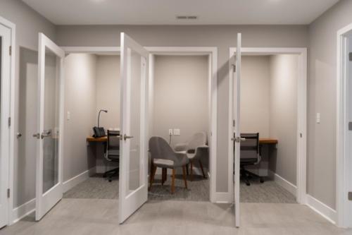 Need a private, quiet place to work? Our Phone Booths are the perfect spot for a space with minimal distractions.
